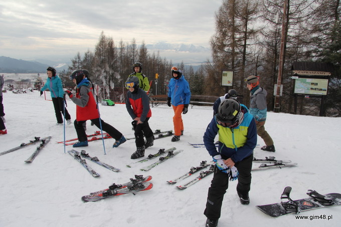 Obóz narciarsko – snowboardowy w Sromowcach Wyżnych 2016 r.