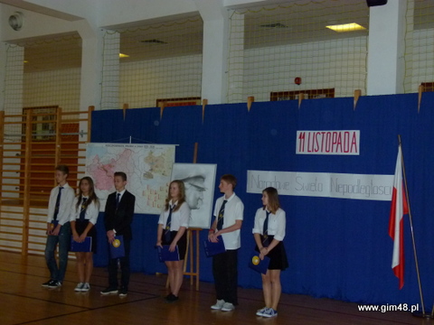 Święto Odzyskania Niepodległości w naszym gimnazjum