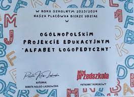 Ogólnopolski Projekt Edukacyjny – Alfabet Logopedyczny